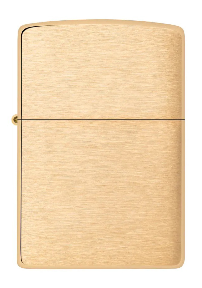 Zippo 168 - Armor Brushed Brass (Đồng Xước Vỏ Dày) | Chuyên Dụng Khắc 3D Đẳng Cấp