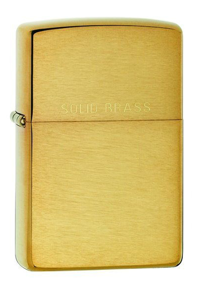 Zippo 204 Classic Brushed Solid Brass | Đồng Nguyên Khối Xước Cổ Điển, Vẻ Đẹp Mộc Mạc
