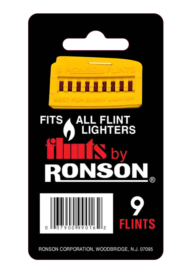 Đá Đỏ Ronson Vỉ 9 Viên | Mẫu Cũ (Đá Cứng)